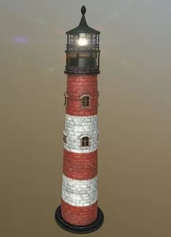 lighthouse 3D model