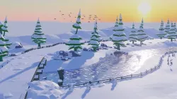 Low Poly Track Low-poly 3D model