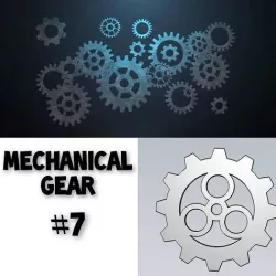 Mechanical Gear Wheel For Engineering Work 3D model