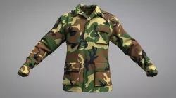Military Battle Dress Uniform -Marvelous Designer 3D model