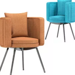 Minotti Torii Dining Chair 3D model
