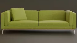 Modern Sofa Como 92 Inch 3D model