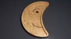Moon Tray - CNC Files for Wood 3D model