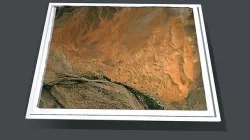 Mountain landscape Desert mountain 3D model