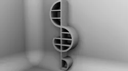 MUSICAL BOOK SELF 3D model