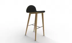 Nam Nam Wood Bar Stool 3D model