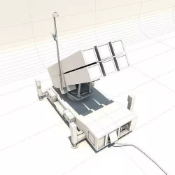 NASAMS Launcher 3D model