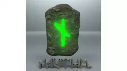 Nauthiz Viking rune 3D model