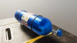 Nitrous Oxide Tank of NOS Brand Low-poly 3D model