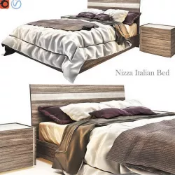 Nizza Italian Bed 3D model