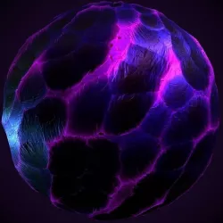 Obsidian Rock Material PBR Texture