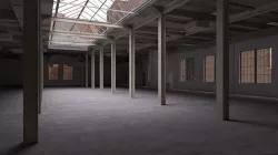 Old Factory Interior  3D model