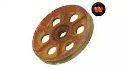Old Rusted Pulley Wheel Raw Scanned 3D model