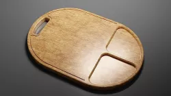 Oval Cutting Board - Files for CNC  3D model