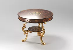 Oyster round table  highpoly 3D model