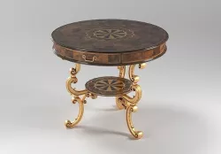 Oyster round table lowpoly Low-poly 3D model
