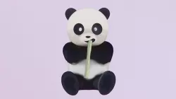Panda - Toon Simple Style 3D model