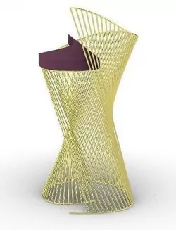 parametric chair 3D model