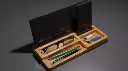 Phone Keys Pen Holder 4 - CNC Files for Wood 3D model