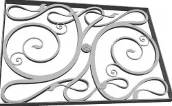 Railing jungle 3D model
