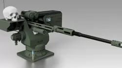Remote Weapon Station 20mm 3D model