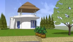 Resort house 3D model