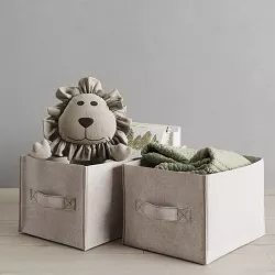 Restoration Hardware Felt Storage Bin 3D model