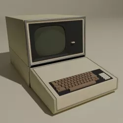 Retro Computer 3D model