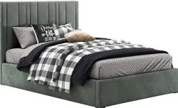 RH Teagan Upholstered Platform Bed 3D model