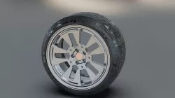rims und tire supercar BG 3D model