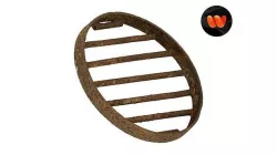 Rusty Manhole Grid Raw Scanned 3D model