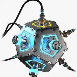 Sci-fi Micro Reactor 3D model