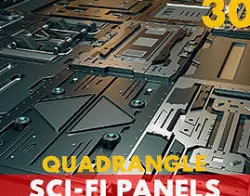 Sci-Fi Panels 3D model