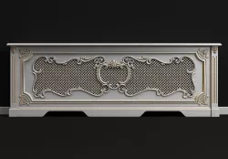 Screen radiator 3D model