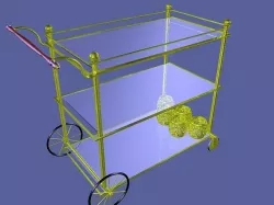 SERVICE CART 3D model