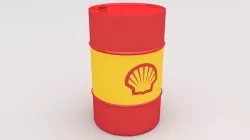 Shell Barrel Low-poly 3D model