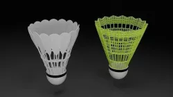Shuttle cock - Pack of 2 - PBR - Game Ready Low-poly 3D model