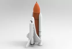 shuttle - space ship NASA 3D model
