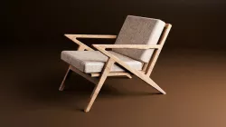 Skandinavian chair  Z CHAIR  3D model
