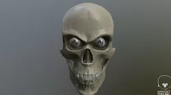 Skull Low-poly 3D model