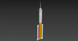 SLS Block I 3D model