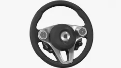 Smart EQ Fortwo Steering Wheel 3D model