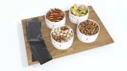 Snack set 3D model