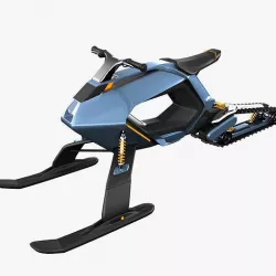 Snowmobile 3D model