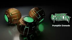Spiderman Green Goblin Pumpkin Bomb 3D model