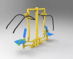 Sports simulator 3D model