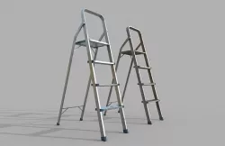Step Ladder 01 Low-poly 3D model