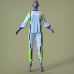Street Tracksuit 3D model