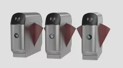 Subway Security Barrier Gate Turnstile Access Barrier 3D model