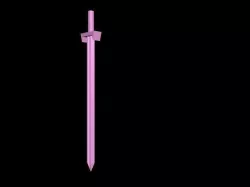 Sword Low-poly 3D model
